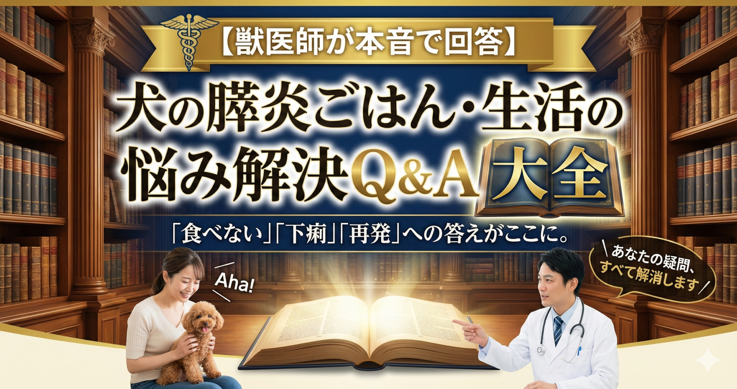 犬の膵炎Q&A大全｜食べない・下痢・再発への「本音の答え」30選を獣医師が回答
