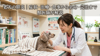老犬の膵炎｜症状・治療・食事から余命・完治まで獣医師